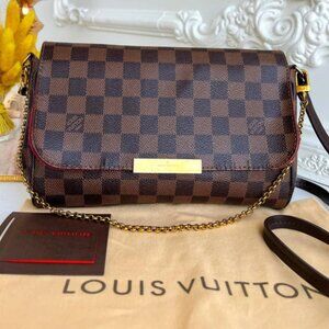Authentic Louis Vuitton Favorite MM Demier Ebene Crossbody B0991 trdst689-010526